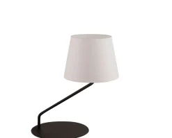 Sigma Nachttischlampe Schwarz Weiß blendarm 43 cm wohnlich* Designerlampen|Moderne Lampen