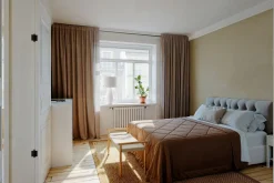 Sale By Rydéns Nachttischlampe Stoff Keramik 74 cm hoch Braun Weiß E27