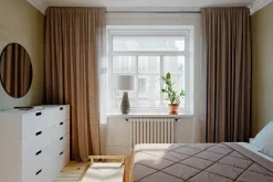 Sale By Rydéns Nachttischlampe Stoff Keramik 74 cm hoch Braun Weiß E27