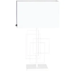 Hot By Rydéns Nachttischlampe Stoff Metall E27 69 cm hoch Weiß Modern