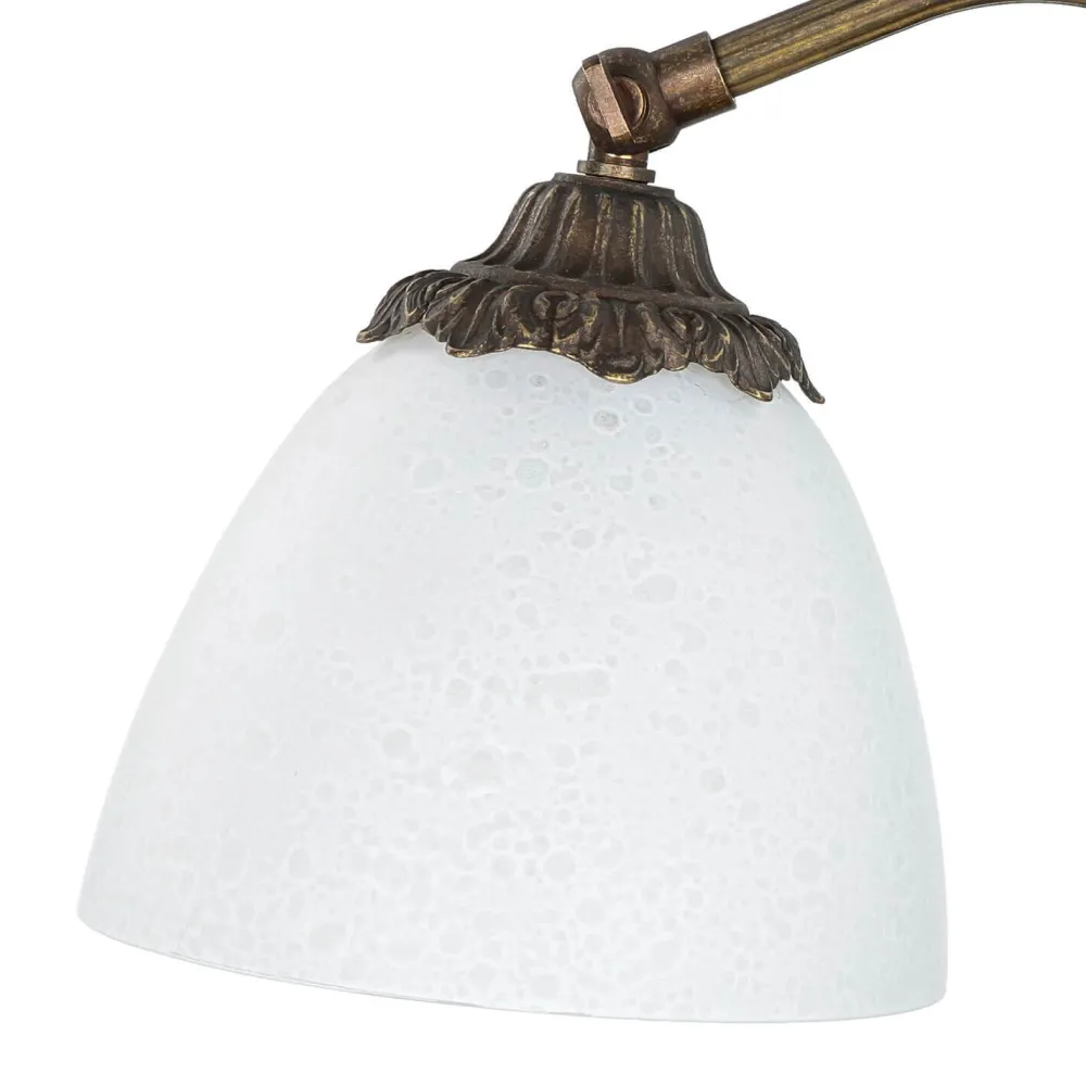 Discount Giovanni Battista Nachttischlampe Weiß Messing