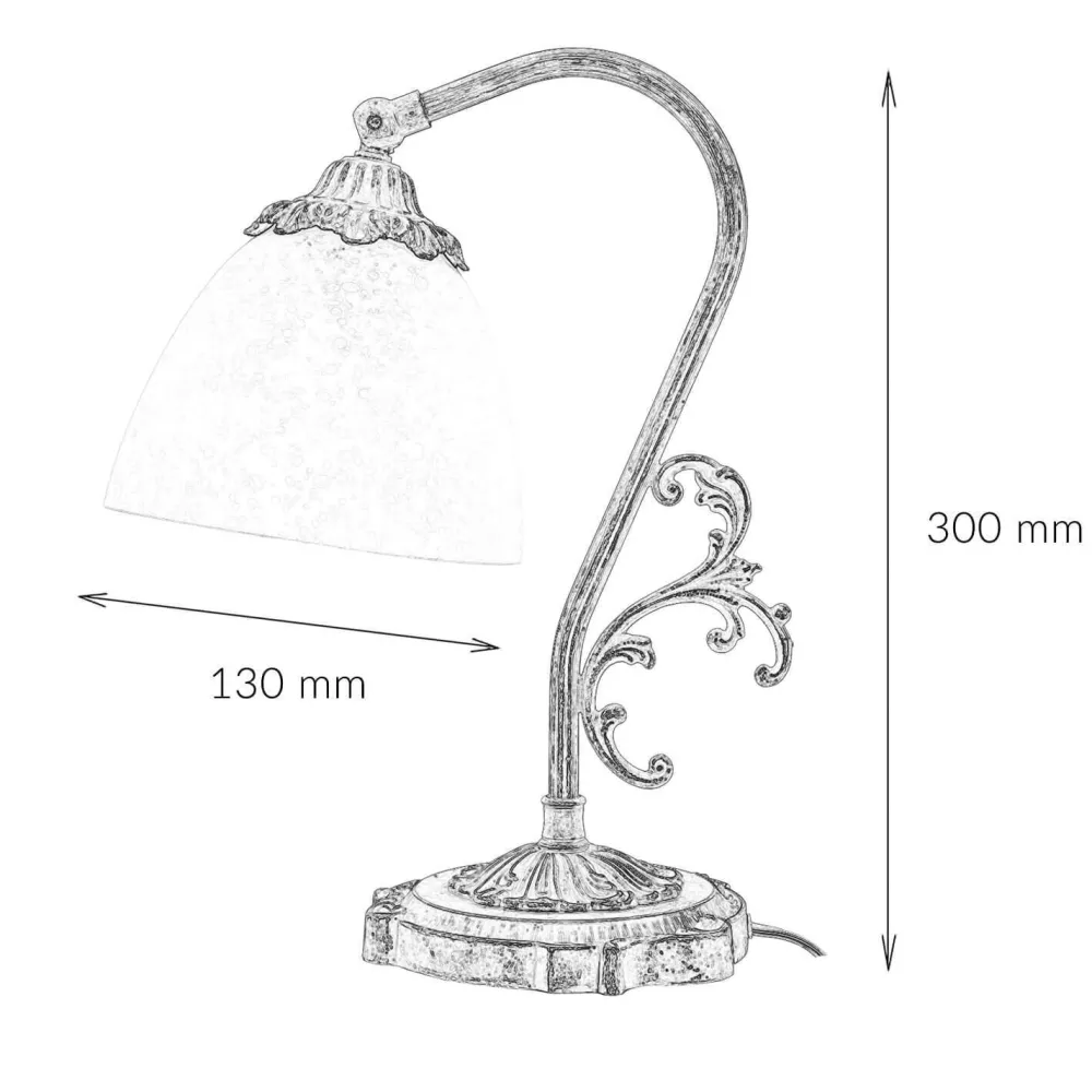 Discount Giovanni Battista Nachttischlampe Weiß Messing