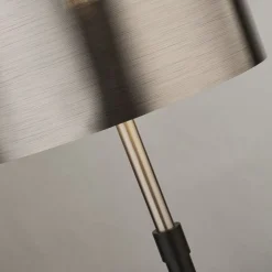 Searchlight Nachttischleuchte E27 59,5 cm Schwarz Modern* Wohnzimmerlampen|Schlafzimmer Lampen