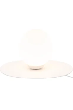 Belis Nachttischleuchte Glaskugel blendarm E27 15 cm in Weiß* Wohnzimmerlampen|Metall Lampen