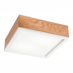 Lamkur Natürliche Deckenlampe Eiche Glas L:31 cm E27 2-flmg* Wohnzimmerlampen|Glaslampen