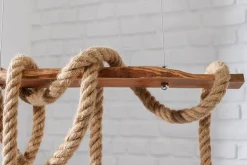 Best Invicta Interior Natürliche Pendelleuchte Natur 5-flammig L:90 cm E27