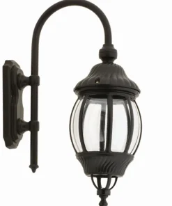 Online Lido Nostalgische Außenlampe Wandleuchte AILEAN Schwarz IP23