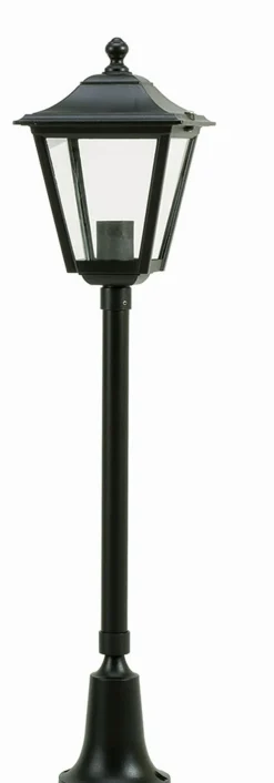 Online Lido Nostalgische Wegeleuchte Schwarz 83 cm IP44 Rustikal