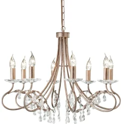 Elstead Opulenter Kronleuchter Esszimmer Ø70cm Esszimmer* Designerlampen|Kristalllampen