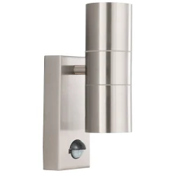 Searchlight Outdoor Wandlampe Up & Down Bewegungsmelder GU10 IP44* Metall Lampen|Fassadenstrahler