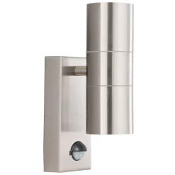 Searchlight Outdoor Wandlampe Up & Down Bewegungsmelder GU10 IP44* Metall Lampen|Fassadenstrahler