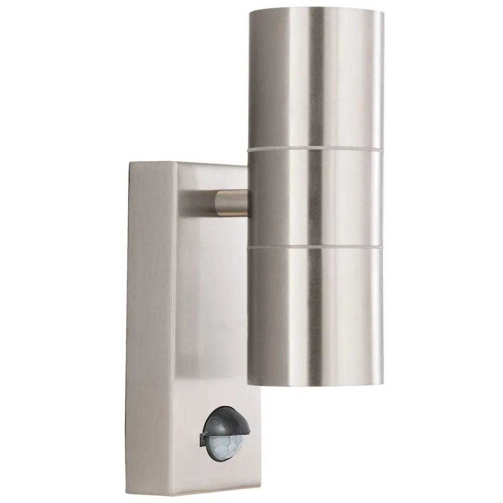 Searchlight Outdoor Wandlampe Up & Down Bewegungsmelder GU10 IP44* Metall Lampen|Fassadenstrahler