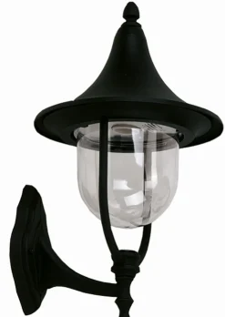 Best Lido Outdoor Wandlaterne MADILAH Schwarz Aluminium E27 IP43