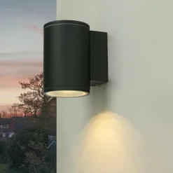 Best SU-MA Outdoor Wandleuchte Anthrazit IP54 Aluminium GU10