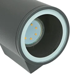 Best SU-MA Outdoor Wandleuchte Anthrazit IP54 Aluminium GU10