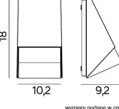 SU-MA Outdoor Wandleuchte Anthrazit IP54 wetterfest* Außenwandleuchten|Moderne Außenleuchten