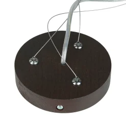 Sale Lamkur Pendel Hängelampe Holzleuchte Braun Esszimmer rund