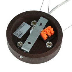 Sale Lamkur Pendel Hängelampe Holzleuchte Braun Esszimmer rund