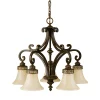 Elstead Pendellampe ANABELL 1 Creme 5 Schirme Landhaus* Rustikale Lampen|Designerlampen