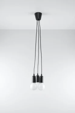 Sollux Pendellampe Retro Schwarz verstellbar bis 90 cm NESSA* Hängelampen|Esszimmer Lampen