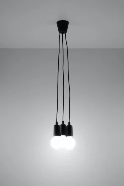 Sollux Pendellampe Retro Schwarz verstellbar bis 90 cm NESSA* Hängelampen|Esszimmer Lampen