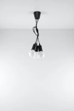 Sollux Pendellampe Retro Schwarz verstellbar bis 90 cm NESSA* Hängelampen|Esszimmer Lampen