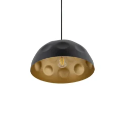 Discount Nowodvorski Pendelleuchte Ø 33 cm E27 in Schwarz Gold matt