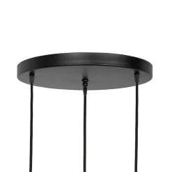 Giovanni Battista Pendelleuchte Ø 40 cm 3-flammig E27 Schwarz matt verstellbar* Bürolampen|Lampen Aus Aller Welt