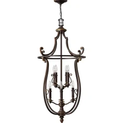 Outlet Elstead Pendelleuchte ANABELL 9 Bronze kürzbar Hängelampe