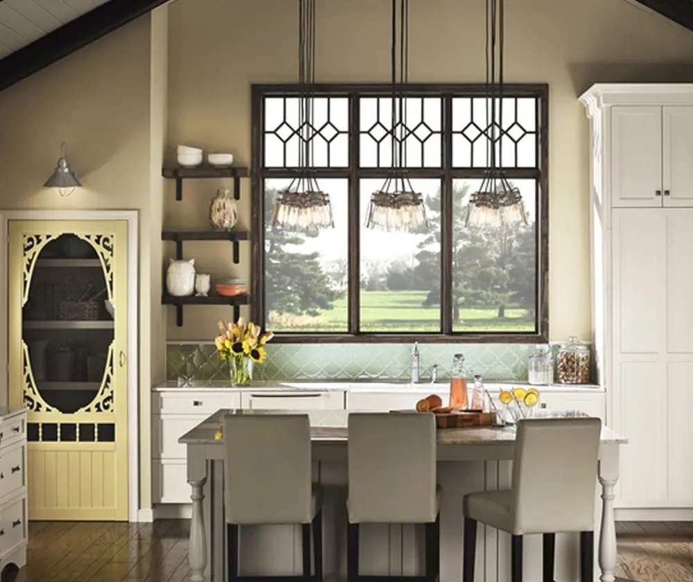 New Elstead Pendelleuchte ARCO Glas Schirm Industrie Design