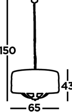 Online Searchlight Pendelleuchte Art Déco Ø 65 cm rund 8x E14 Kristall Schirm