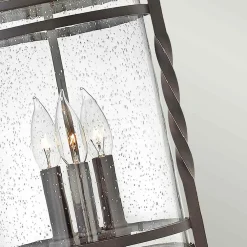 Sale Elstead Pendelleuchte außen Glas Aluminium E14 IP44 30,1 cm breit