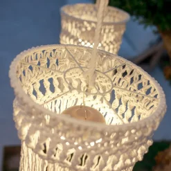 Online Newgarden Pendelleuchte außen kabellos LED Akku IP54 Ø 30cm Beige 2700K