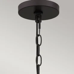 New Elstead Pendelleuchte außen Korbschirm E27 IP44 in Bronze dunkel