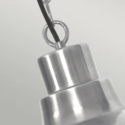 Elstead Pendelleuchte Außen Messing Glas in Nickel IP44* Außenleuchten Antik|Außenleuchten Messing