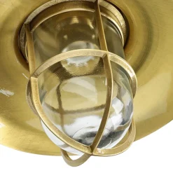 Lido Pendelleuchte Außen Messing Glas Terrasse Ø23cm* Metall Lampen|Messinglampen