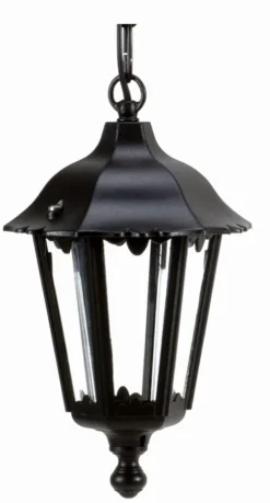 Sale Lido Pendelleuchte Außen Schwarz Aluminium IP44 Rustikal