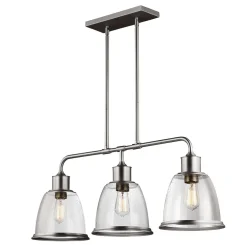 Discount Elstead Pendelleuchte BABKA Nickel kürzbar Vintage Lampe