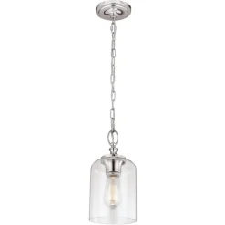 Elstead Pendelleuchte BASRA Nickel Ø17cm verstellbar Loft* Hängelampen|Esszimmer Lampen