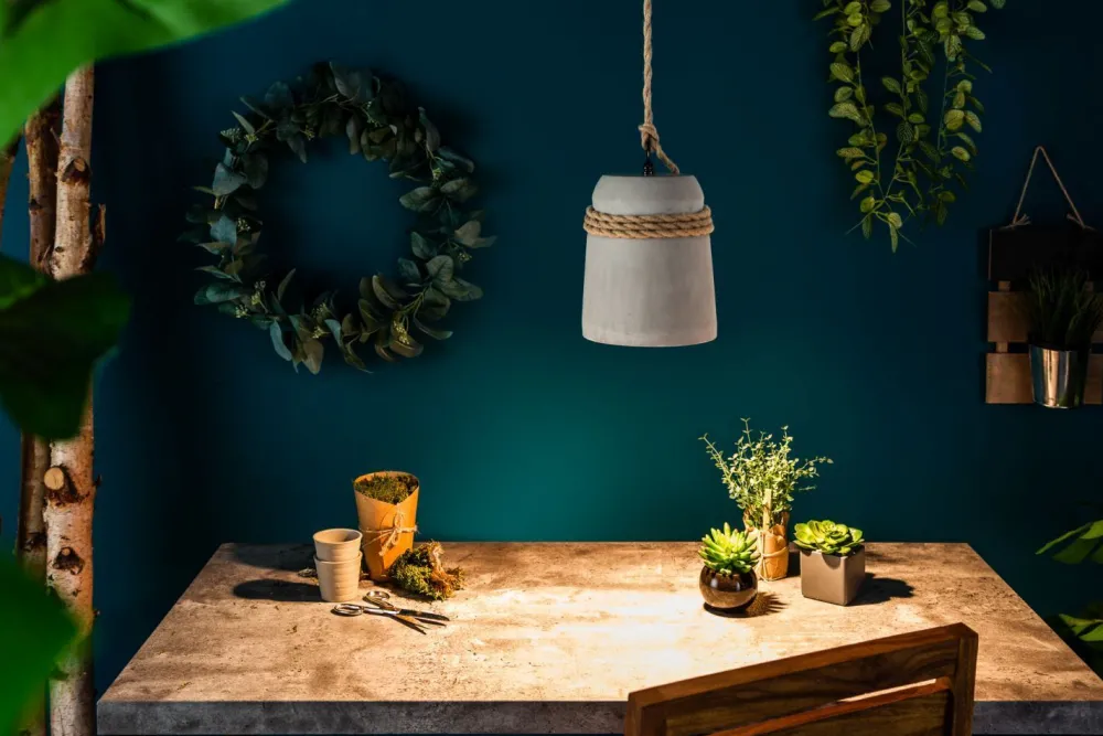 Discount Invicta Interior Pendelleuchte Beton Ø18cm Esszimmer Wohnzimmer