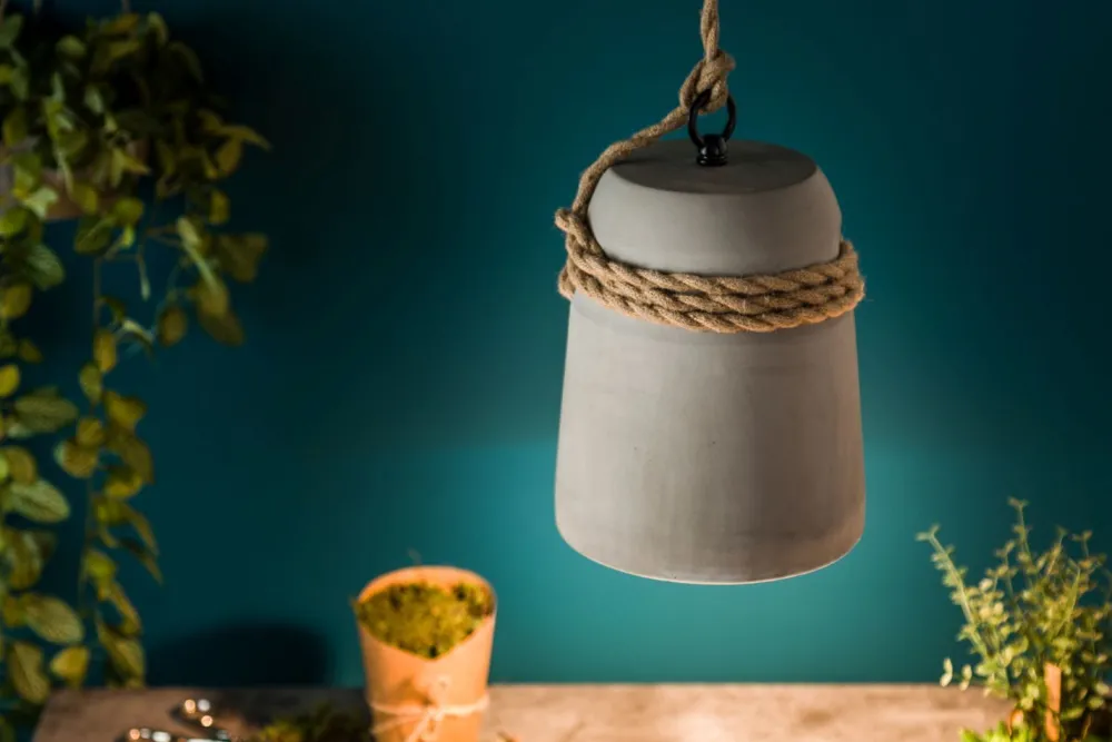 Discount Invicta Interior Pendelleuchte Beton Ø18cm Esszimmer Wohnzimmer