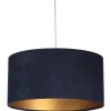 BPS Koncept Pendelleuchte Blau Gold Stoff Esstisch Lampe* Hängelampen|Esszimmer Lampen