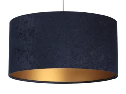 BPS Koncept Pendelleuchte Blau Gold Stoff Esstisch Lampe* Hängelampen|Esszimmer Lampen