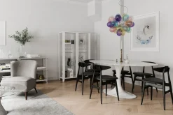 By Rydéns Pendelleuchte Bunt B: 50 cm H: max. 120 cm Glas Metall 8x G9* Hängelampen|Wohnzimmerlampen