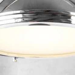 Invicta Interior Pendelleuchte Ø45cm Industrie Wohnzimmerlampe Chrom