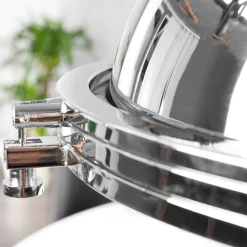 Invicta Interior Pendelleuchte Ø45cm Industrie Wohnzimmerlampe Chrom