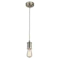 Elstead Pendelleuchte COLGAR Messing Nickel Esstisch Lampe* Industrie Lampen|Vintage Lampen