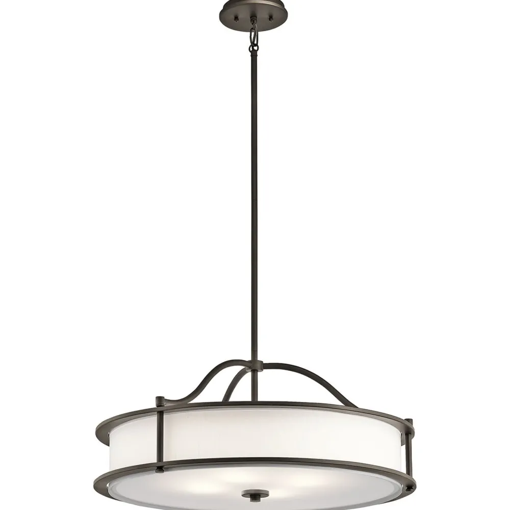 Hot Elstead Pendelleuchte CORDA Ø61cm 4-flammig Decke Lampe