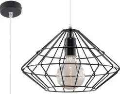 Sale Sollux Pendelleuchte Draht geometrisch Käfigschirm E27