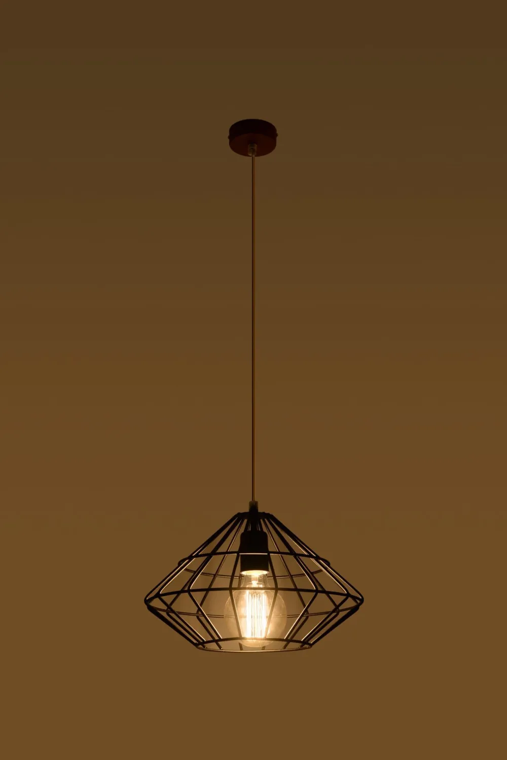 Sale Sollux Pendelleuchte Draht geometrisch Käfigschirm E27